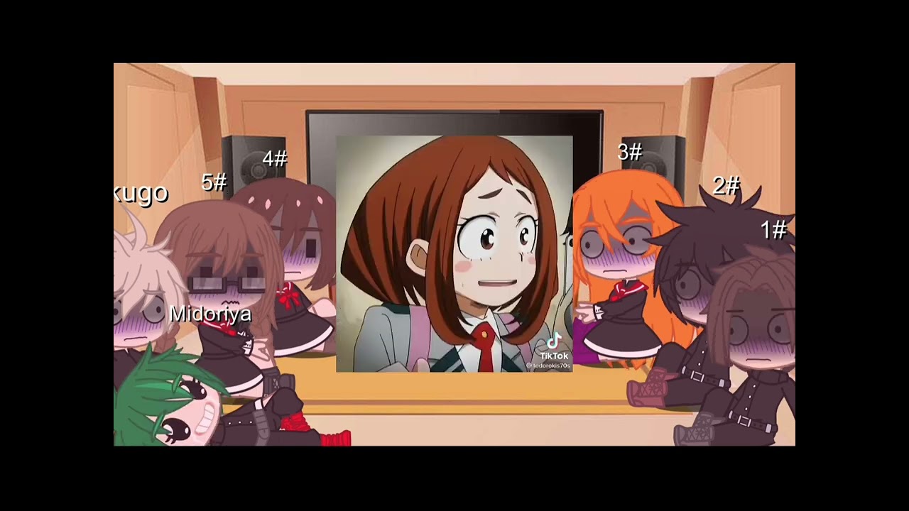 La pasada clase de midoriya reacciona al el futuro (Mi Au^^) (primer video, leer descripción)