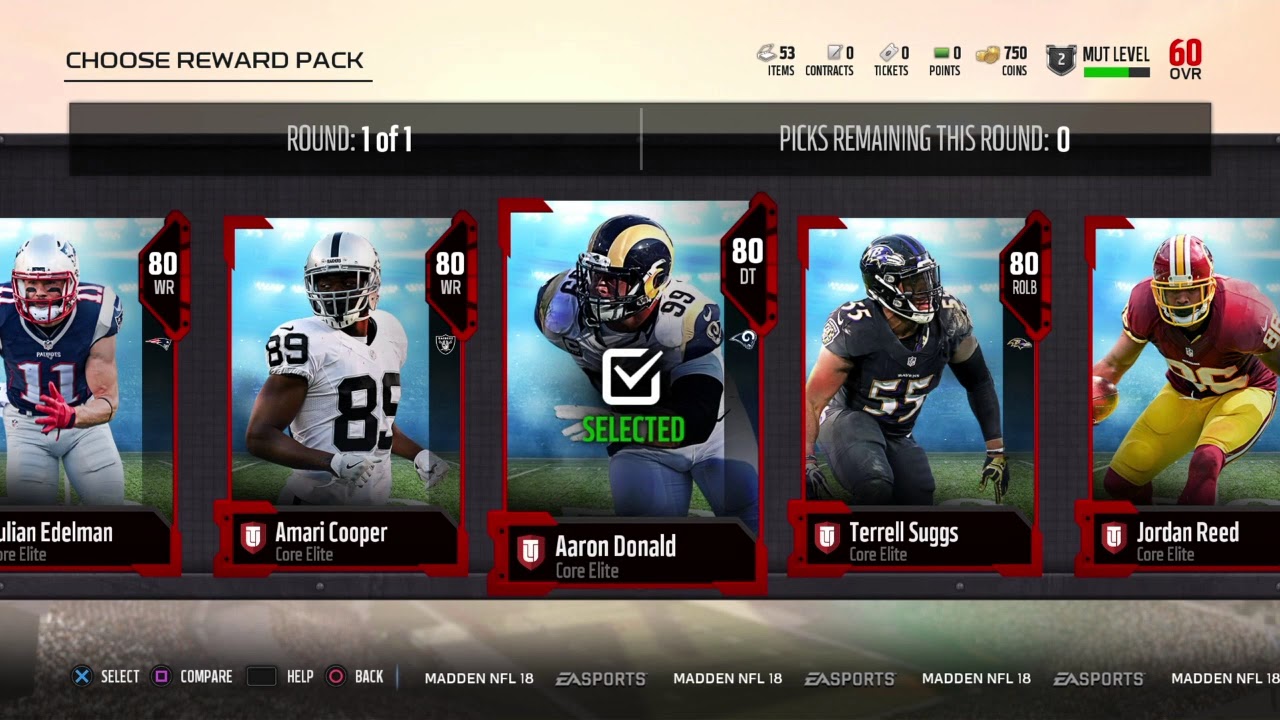 MUT 18 GOAT Edition Pack Opening