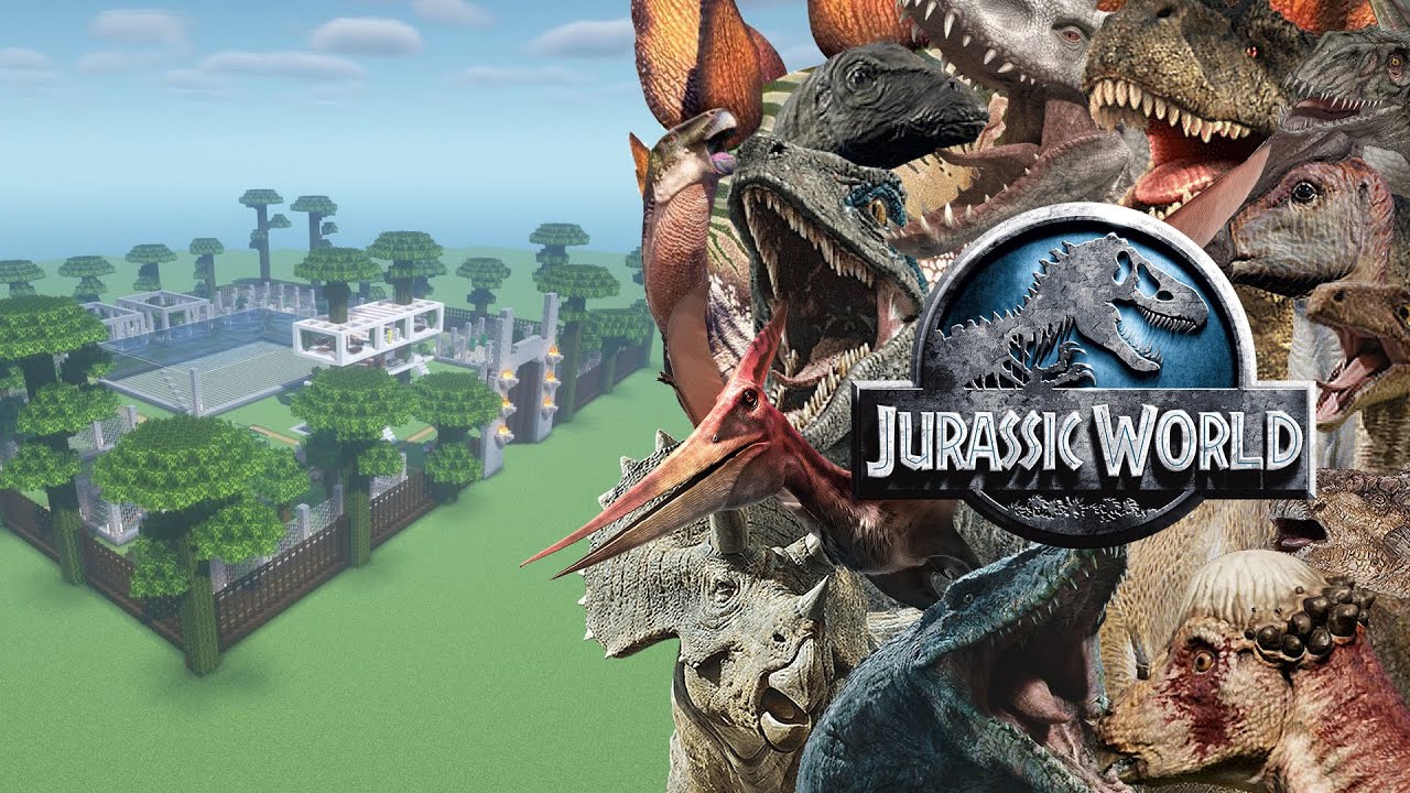 How To Make a Jurassic World Farm in Minecraft PE