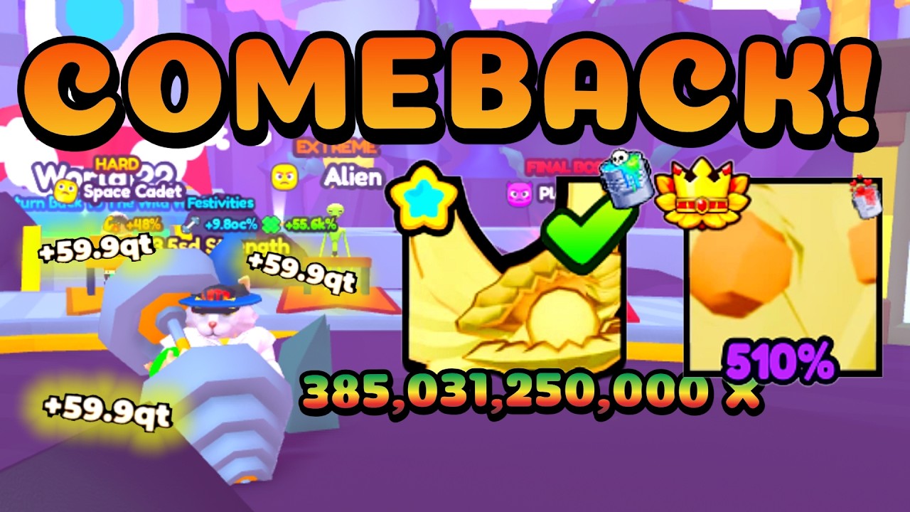 I Came Back To Arm Wrestling Simulator Playing for 400 HOURS And Got An OP TEAM! - Roblox