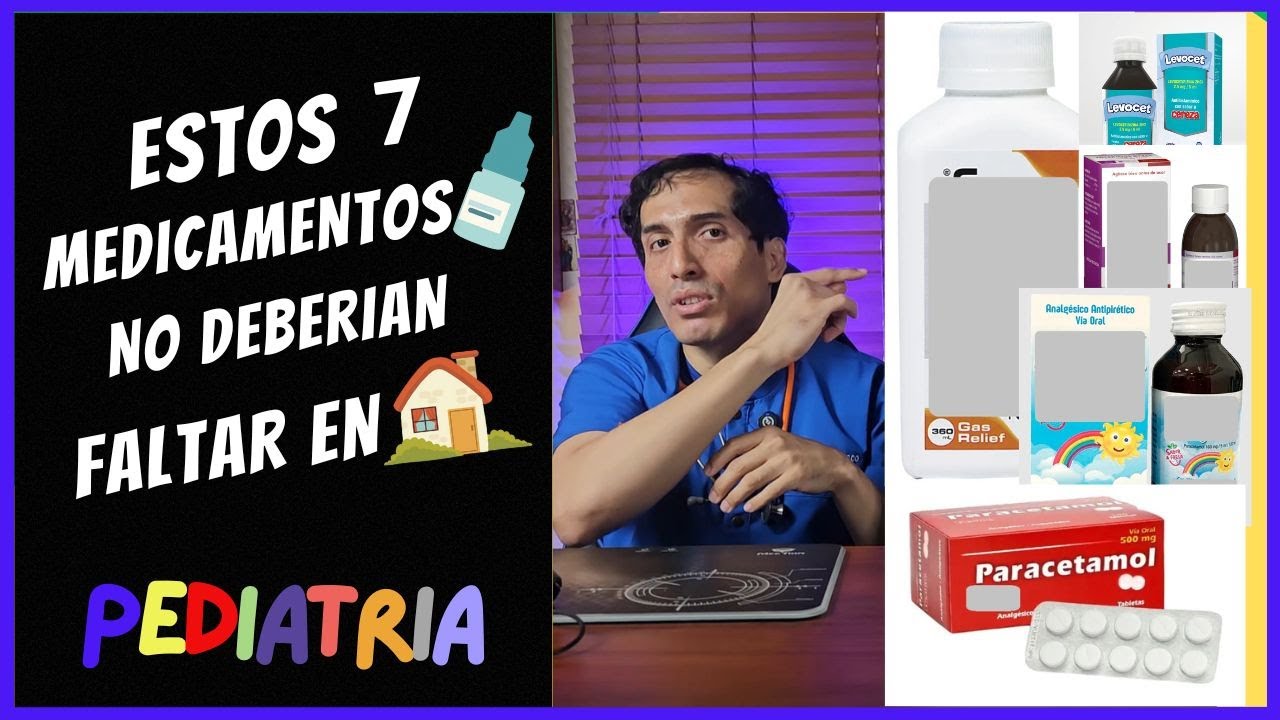 7 MEDICAMENTOS💊 que DEBERIAS tener en CASA🏡 si tienes NIÑOS👶