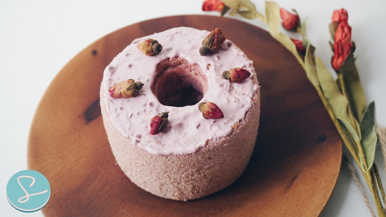 ROSE TEA CHIFFON CAKE RECIPE - Sumopocky