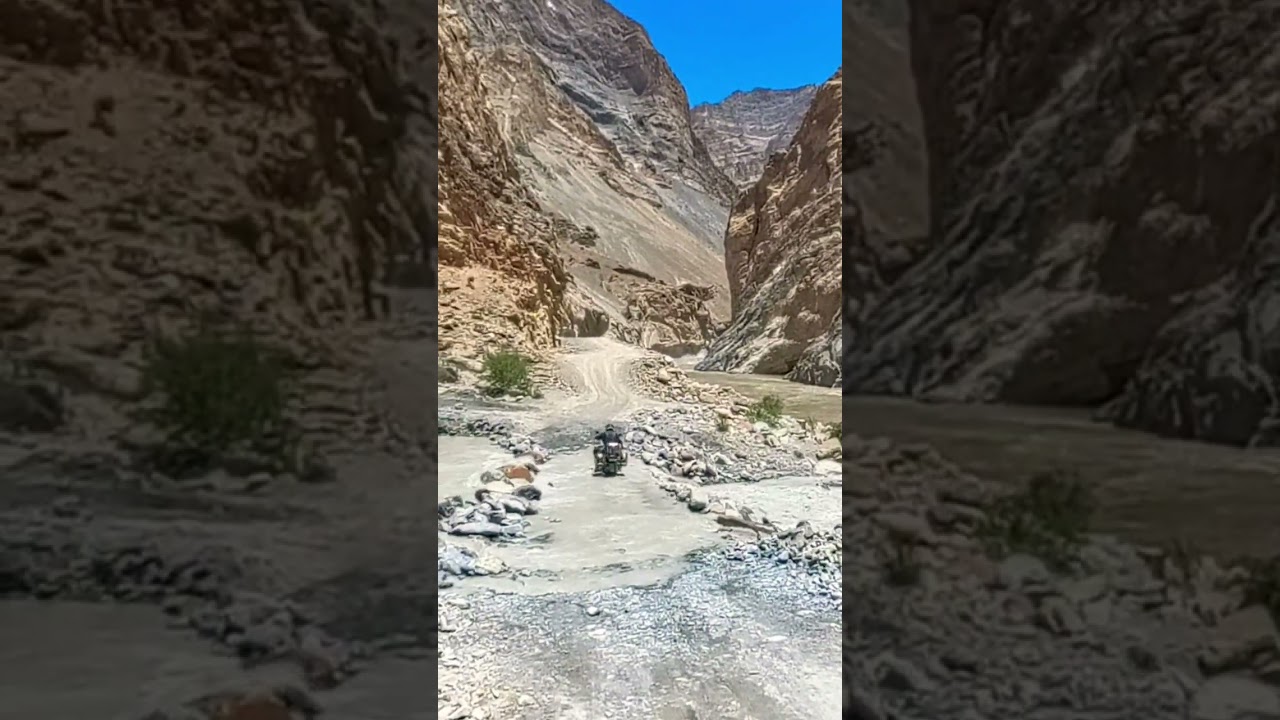 Watercrossings,  padum to leh #watercrossing #padum #leh #bike #bmwmotorrad