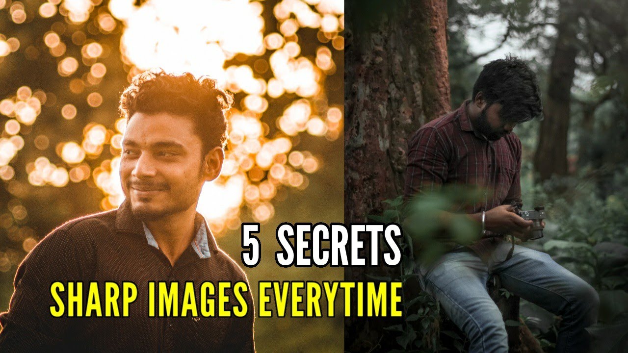 5 SECRETS To Click Sharp Images Everytime | Best Dslr Settings for sharp images