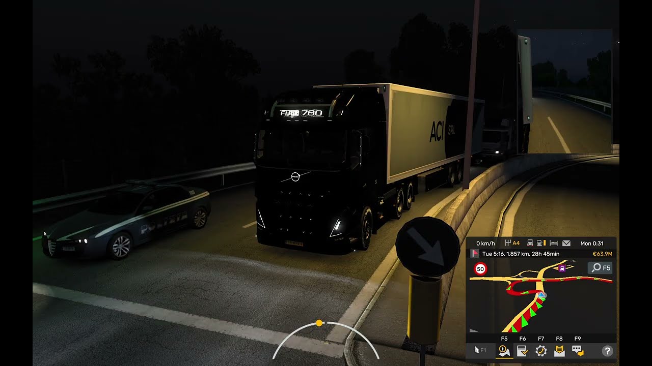 ETS 2 Gameplay Volvo (Milan to Kalmar)