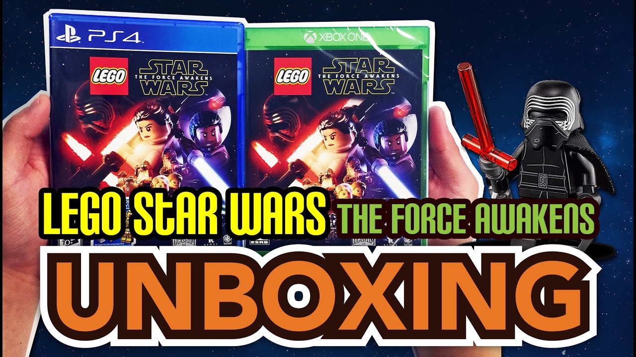 Lego Star Wars Force Awakens Unboxing (PS4/Xbox One) Unboxing !!