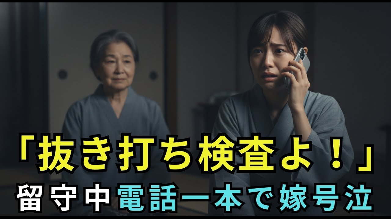 「抜き打ち検査よ！」私の留守中に何度も家に上がる嫁。私「あなたのお母さまとお茶してますよ」→直後、かかってきた1本の電話で嫁は大号泣【シニアライフ】【60代以上の方へ】