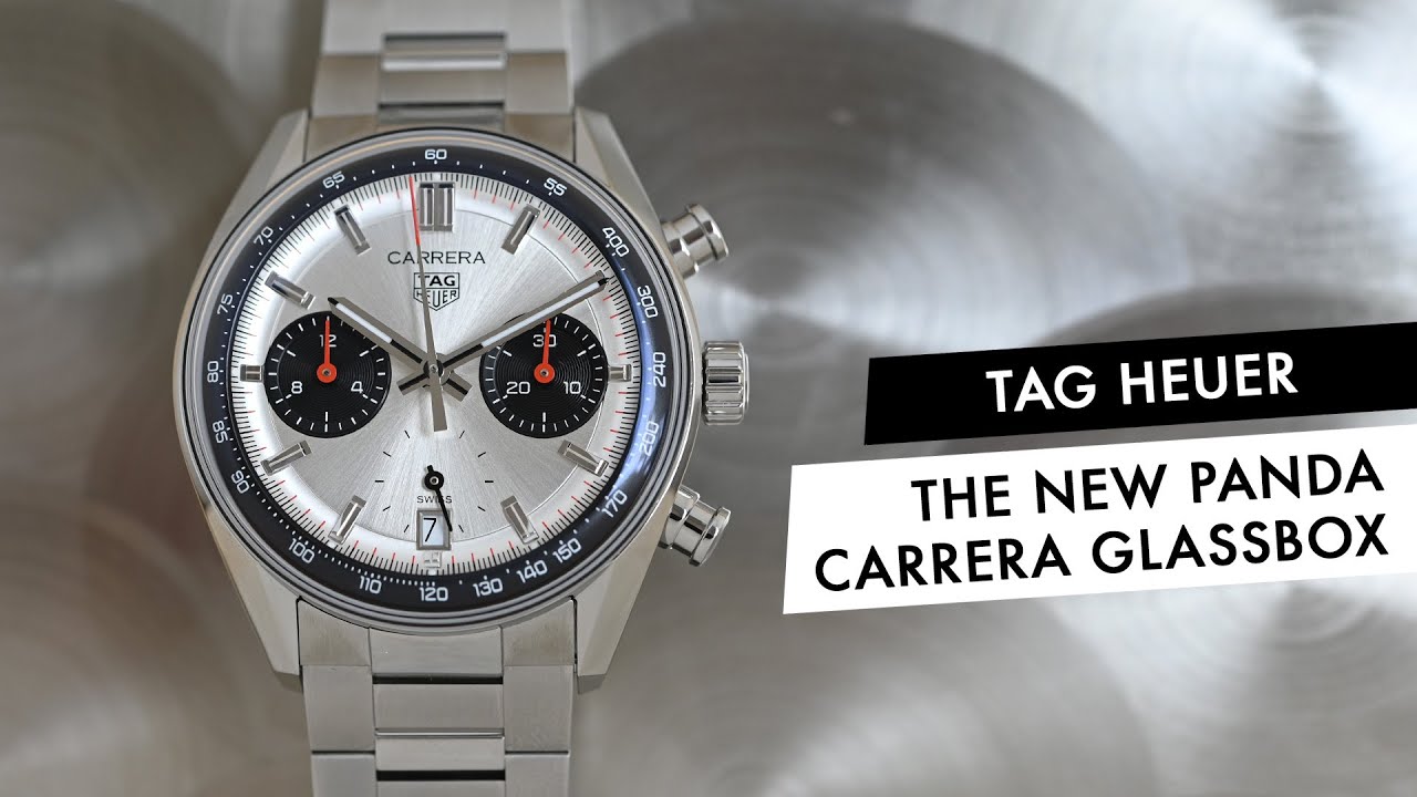 БЫСТРЫЙ ОБЗОР: Новые часы TAG Heuer Carrera Glassbox Chronograph Panda Dial теперь со стальным бр...