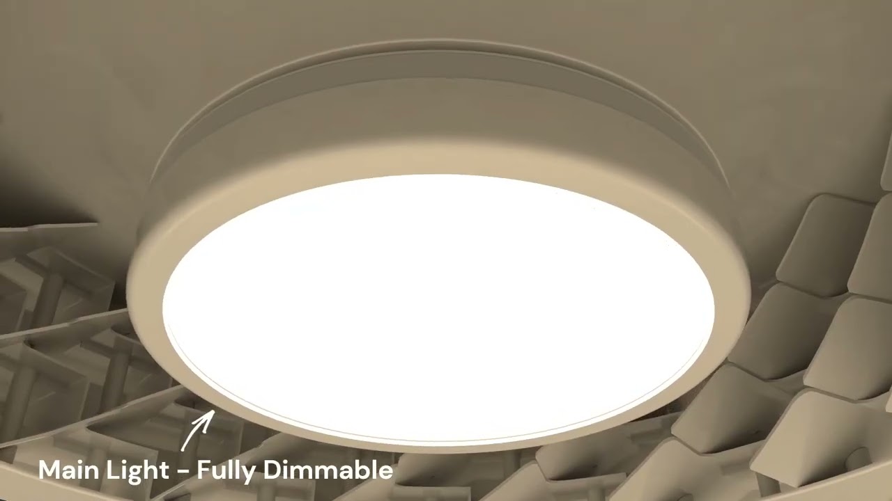 LUMIO Bladeless Ceiling Fan (Short)