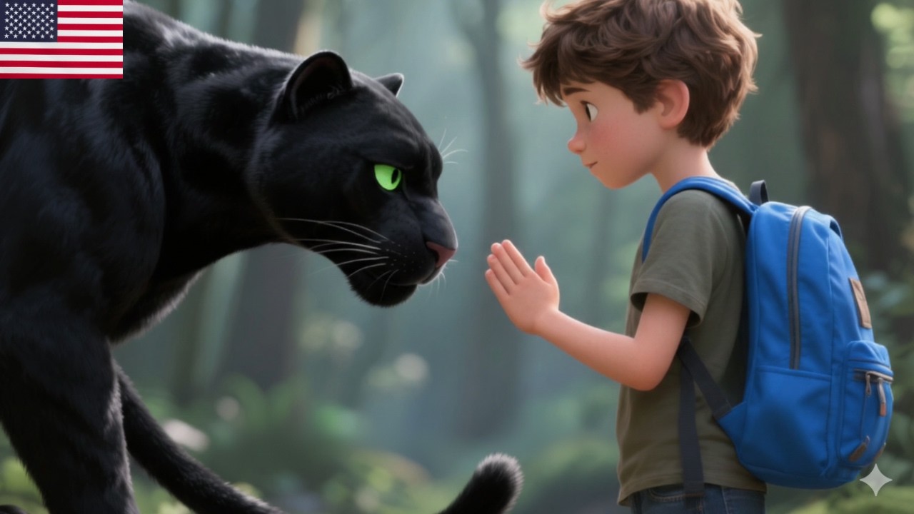 The Jungle Book Mowgli and The Black Panther 🌴3D 4K Bedtime Stories for Kids in English #cartoon