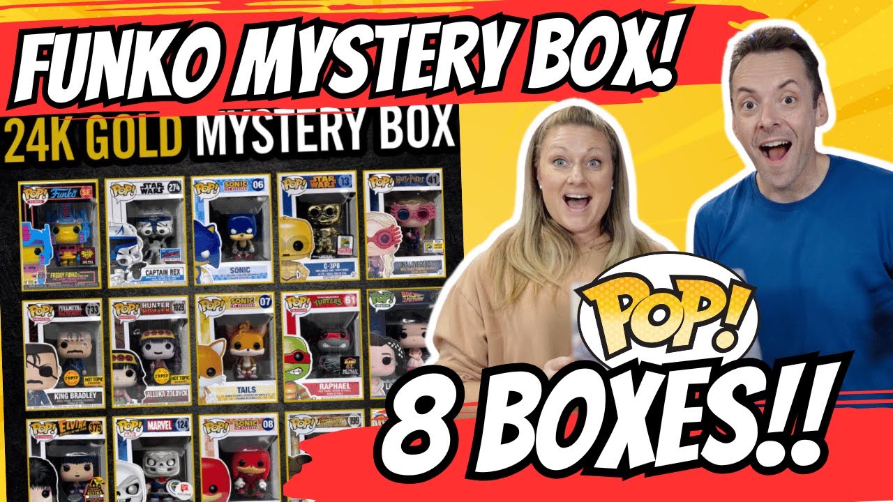 Can we strike GOLD in this 24K Funko Pop Mystery Box unboxing from Chalice!