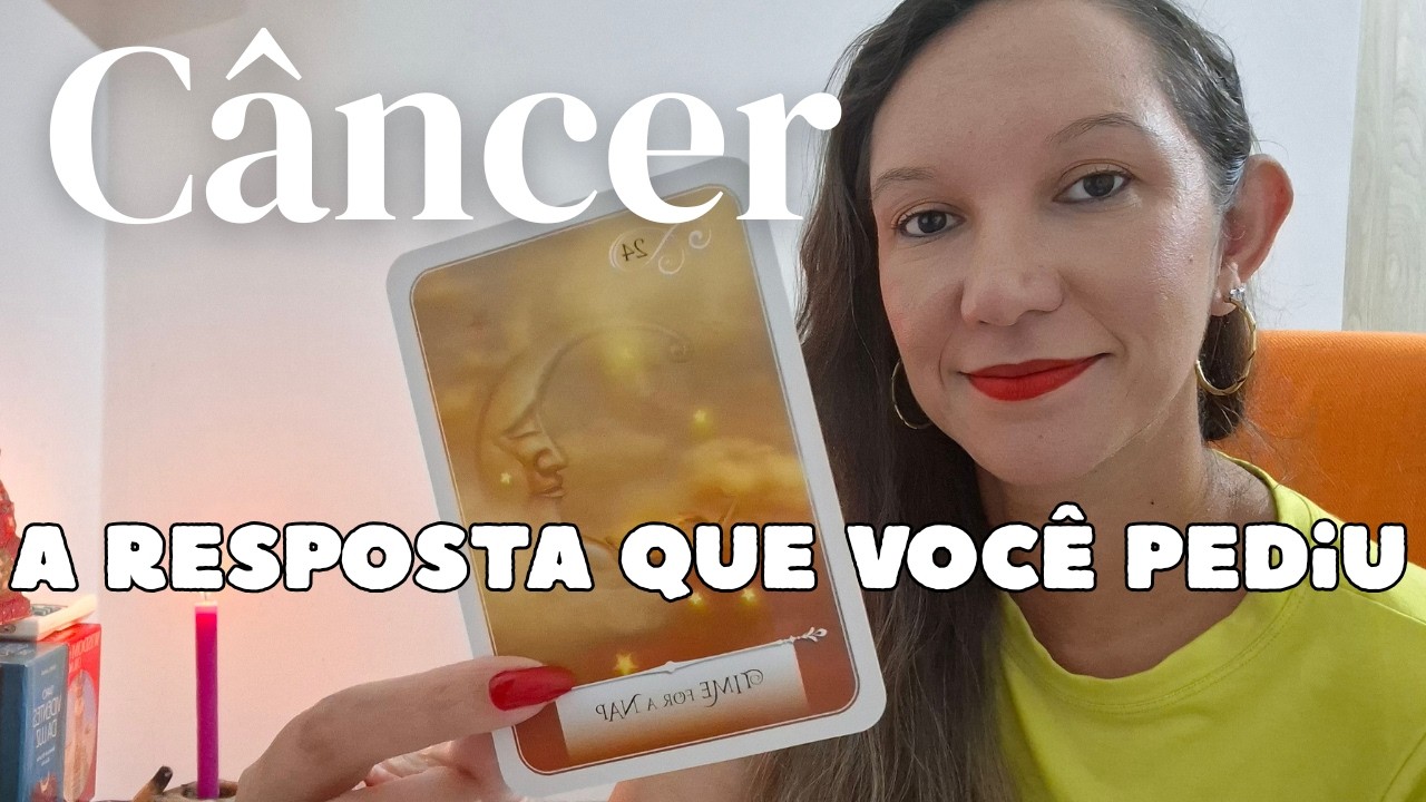 ♋CÂNCER - TAROT - A resposta que você pediu está aqui!