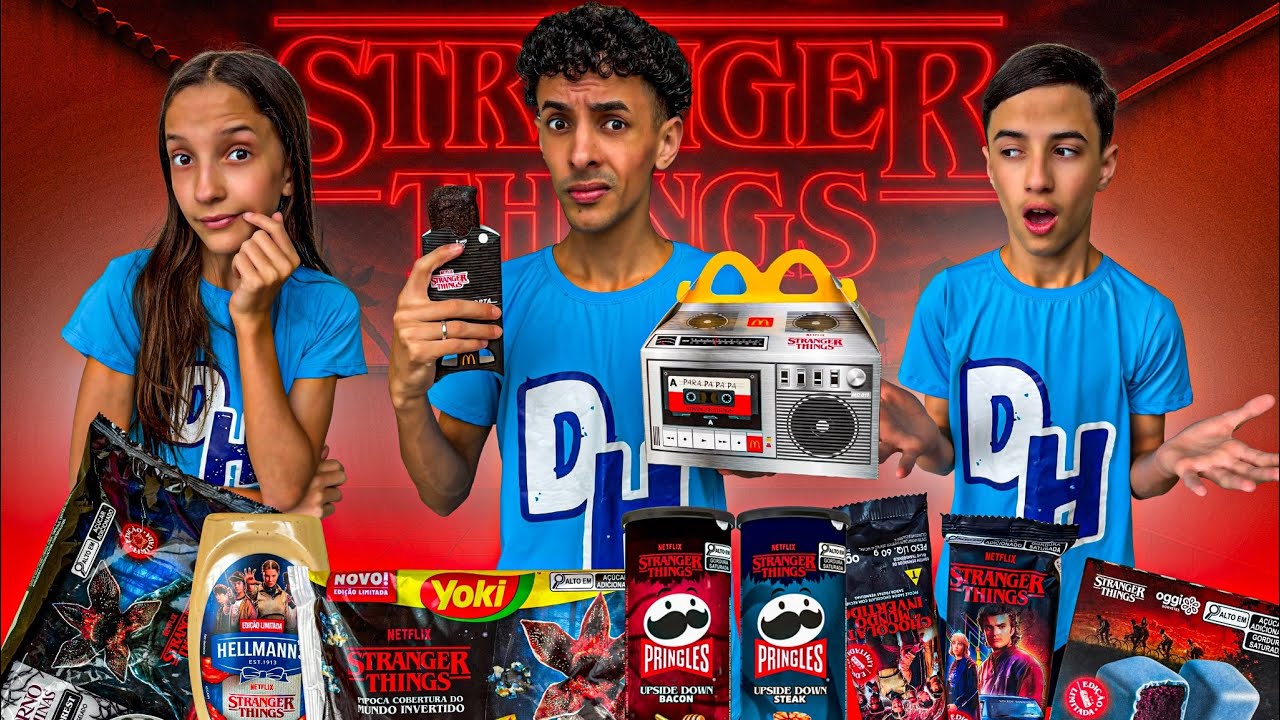 PROVAMOS PRODUTOS DE STRANGER THINGS *você teria coragem ? 