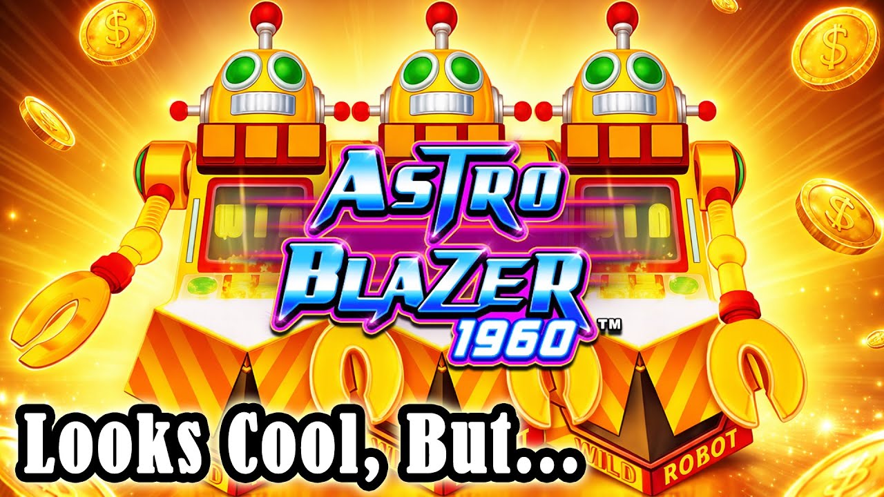 Astro Blazer 1960 Slot - First...and Last Attempt? Live Play and Bonuses at Rainbow Club casino!