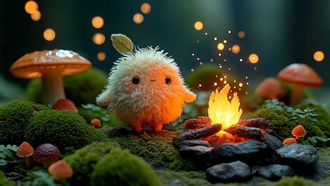 [Celtic Music] Little Campfire in the Moss Forest 🔥 | Cozy Celtic Fantasy Music for Study & Relax