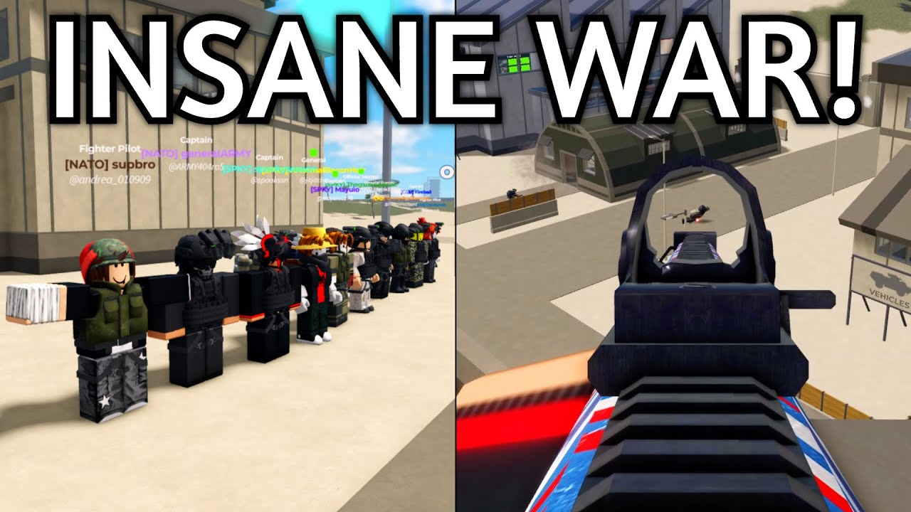 БЕЗУМНАЯ Война фракций в War Tycoon Roblox...