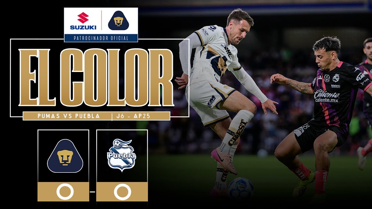 Color Suzuki | Pumas vs Puebla | Jornada 6 | Apertura 2025