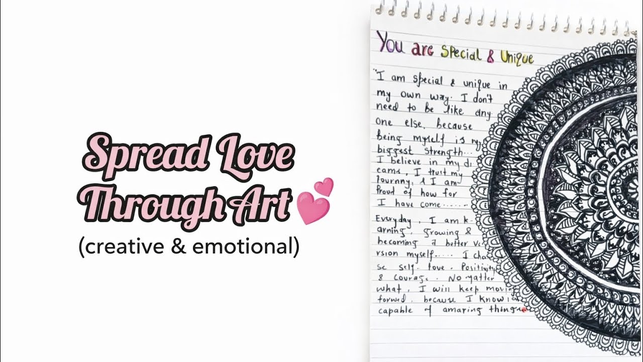 Spread Love Through Art 💗 | Let Your Soul Speak ✨