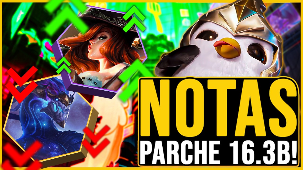 🔴NERFS A TODO!! Notas de Parche 16.3B en TFT Set 16!!