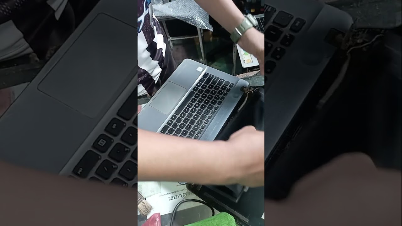 Cara ganti Lcd laptop asus