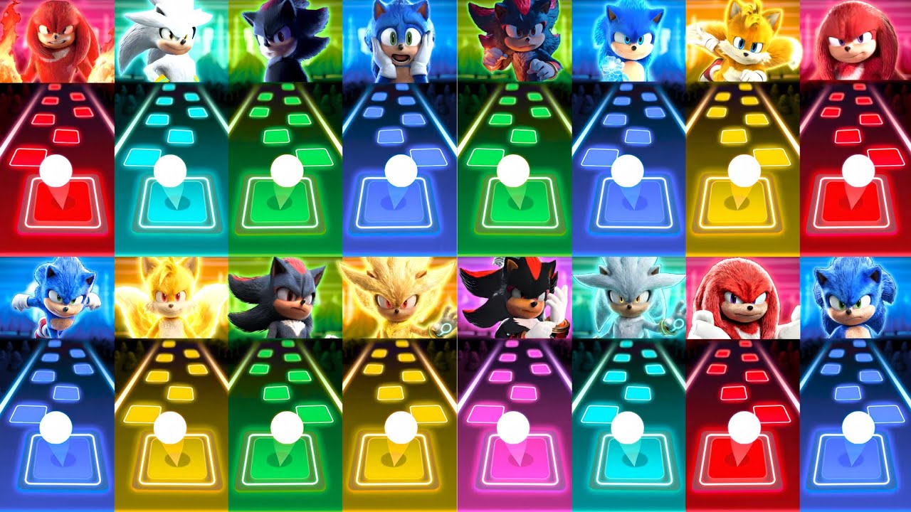 MEGAMIX SONIC AMY TAILS KNUCKLES SHADOW SUPER SONIC SHADOW SILVER - COFFIN DANCE VIDEO (COVER)