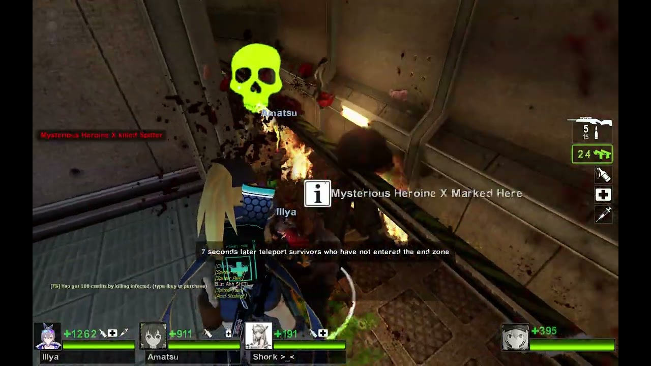 L4D2 Black Mesa Unforeseen Consequences Part 1 (Silent Witch's server)