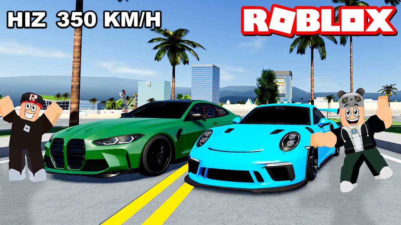 Porsche ve Bmw Alıp Yarışıyoruz!! - Panda ile Roblox Driving Empire