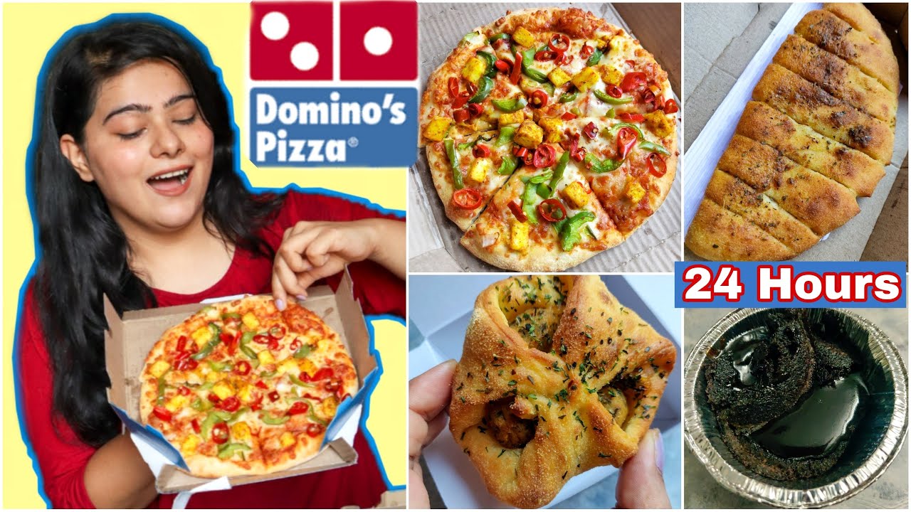 I only ate Domino's for 24 Hours | 24 Hours Food Challenge | Domino's Pizza
