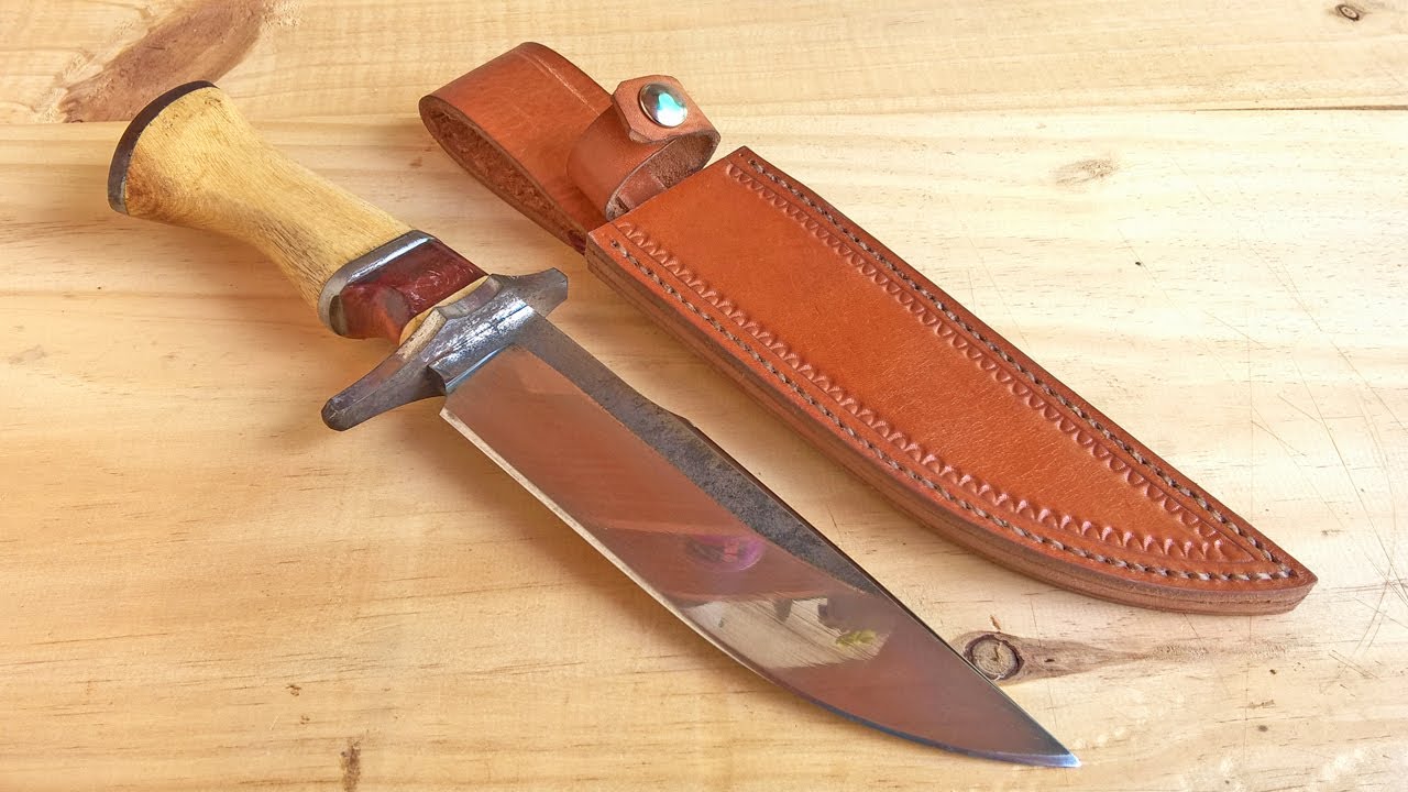 Haciendo una vaina para un cuchillo