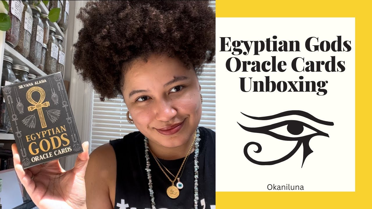 Egyptian Gods Oracle Cards UNBOXING | 🌞🪷 | Kemetic Spirituality