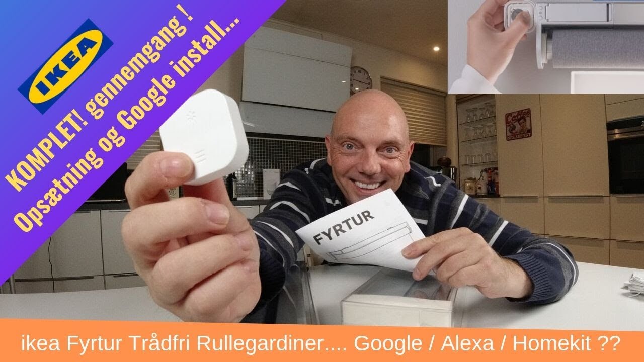 ikea Trådfri Fyrtur Rullegardiner (Danish)