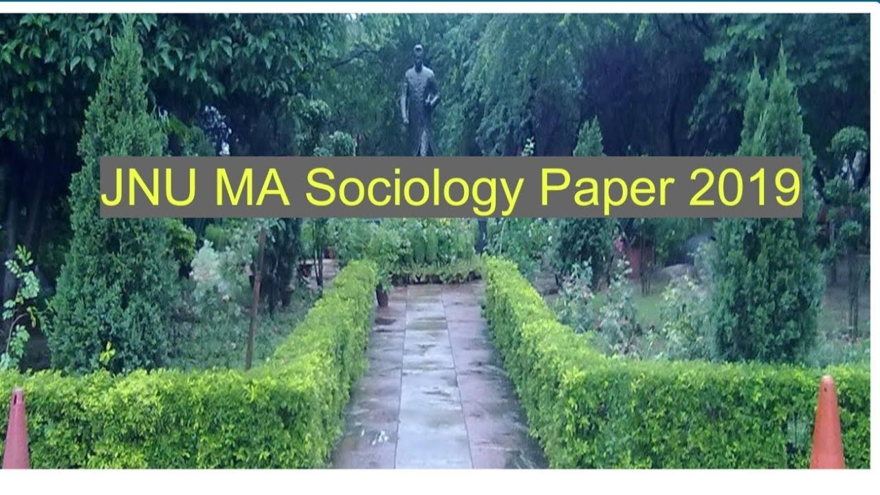 JNU || MA Sociology || Paper 2019 |
