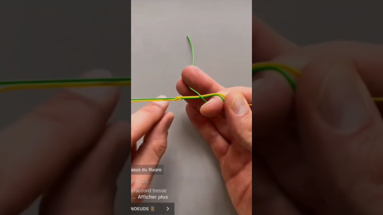 le noeud de raccord tresse fluoro parfait #fishingvideo #fishing #fishingtips