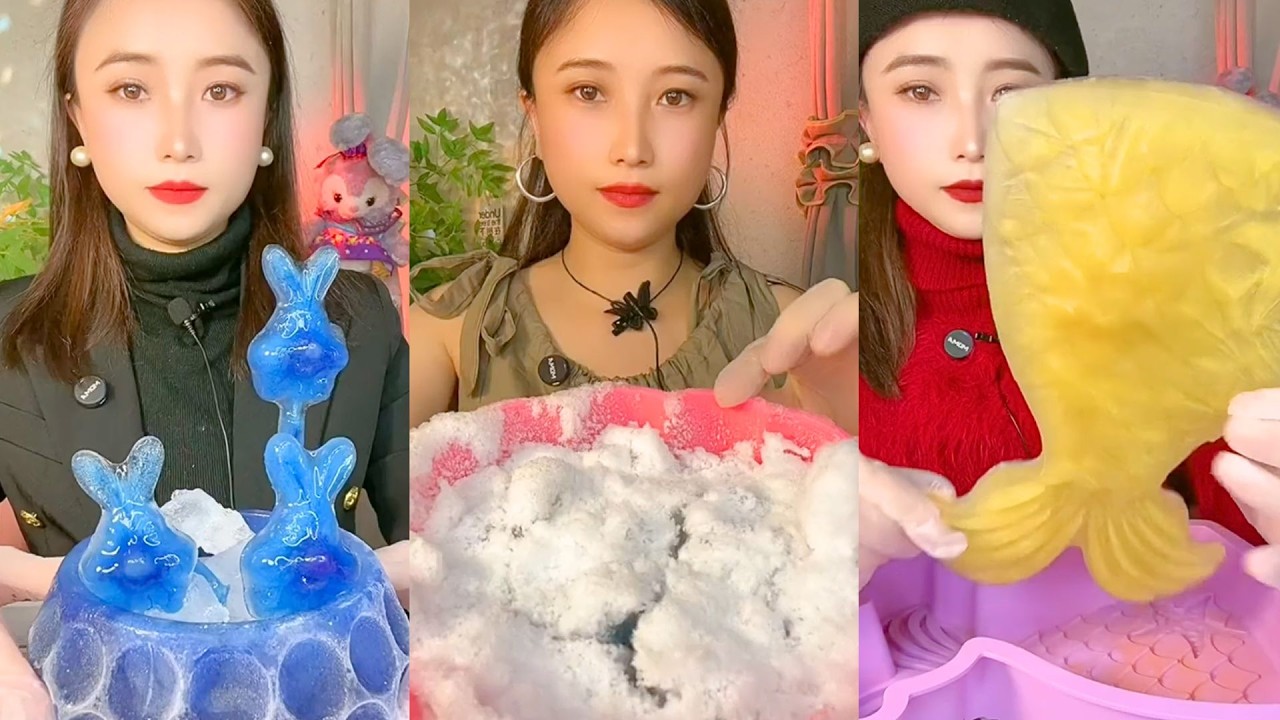 Blue Bunny Jelly, Icy Dessert Bowl and Floral Jelly Treat