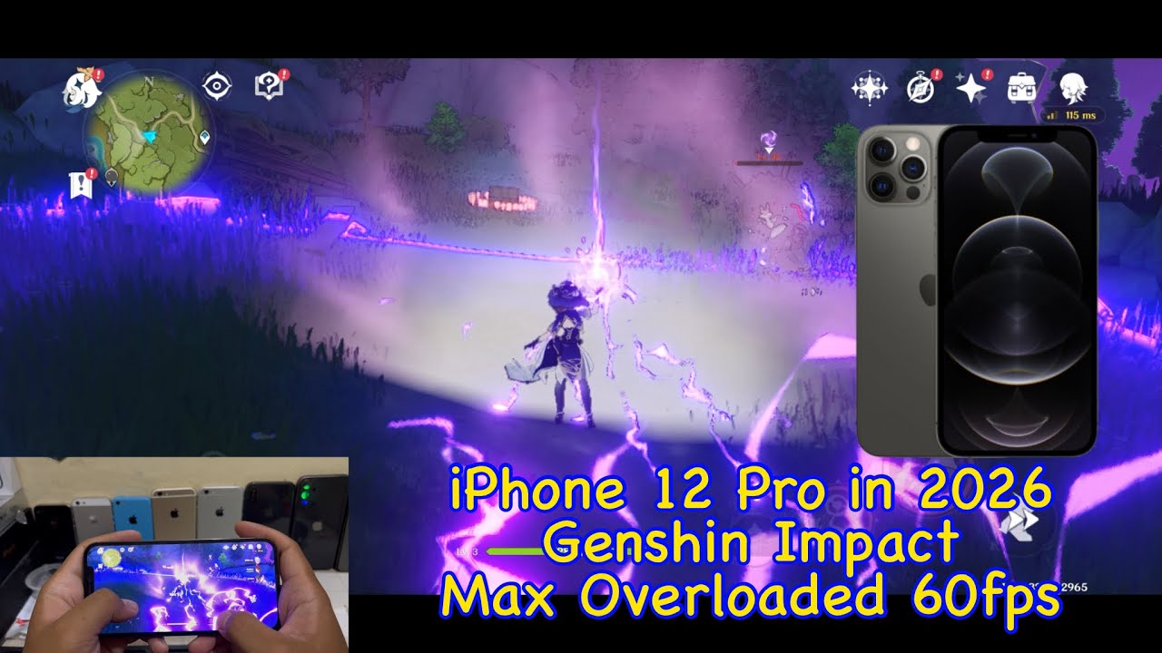 Отличный iPhone за 300 долларов! || Тест графики Genshin Impact на iPhone 12 Pro с максимальной п...