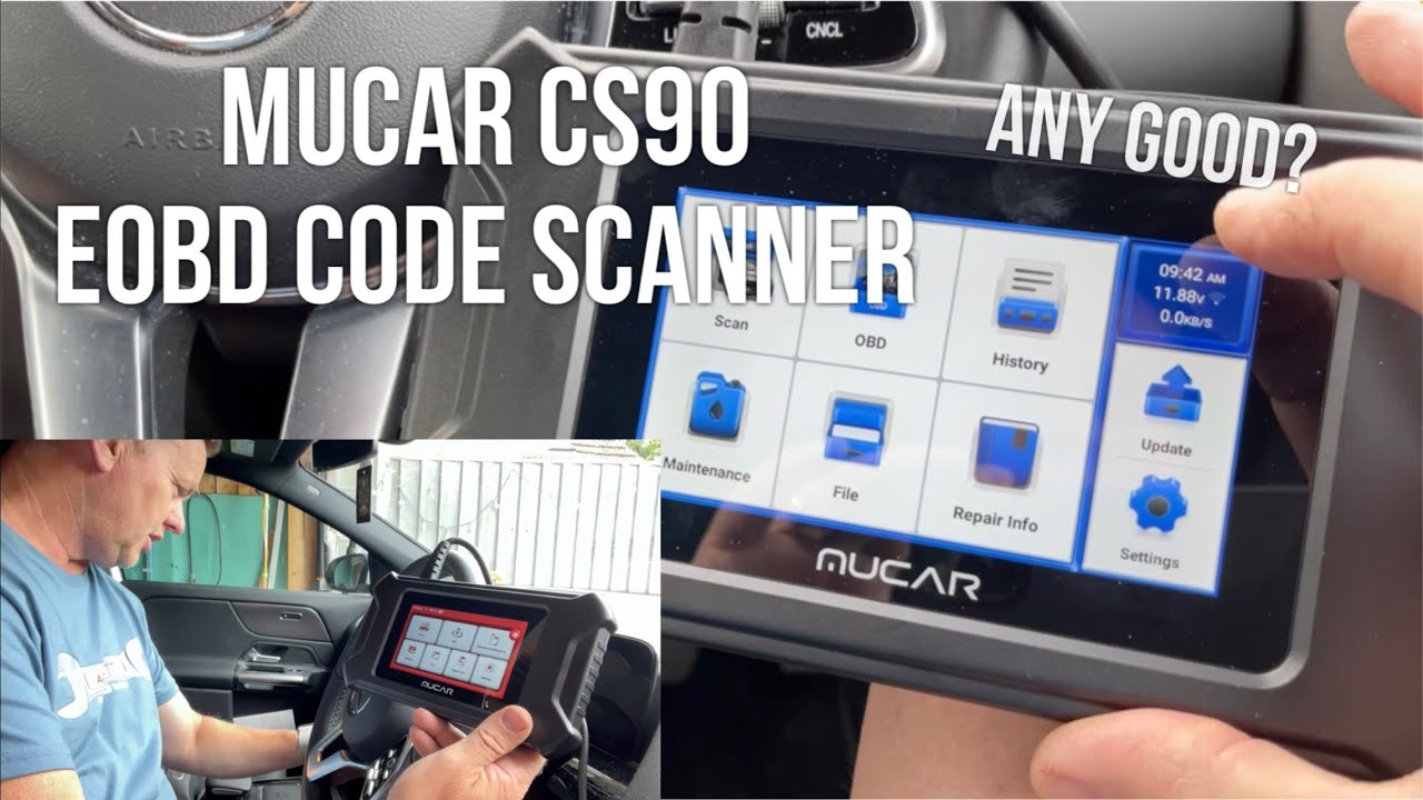 Mucar CS90 Code Reader EOBD Scanner, Test & Review, Any Good!