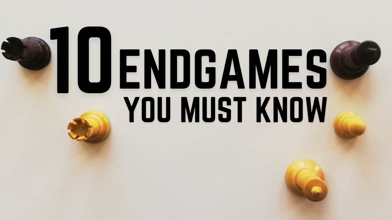 10 Most Important Chess Endgames (statistically)