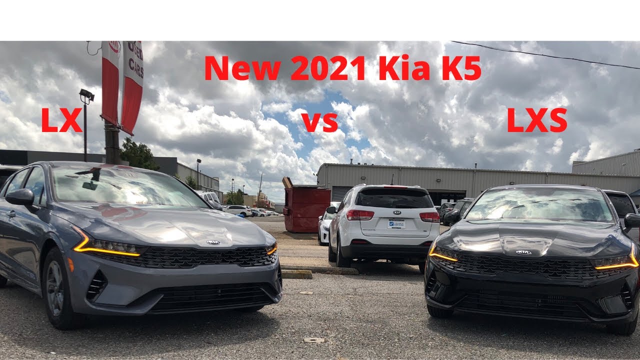 2021 Kia K5 LX vs LXS.