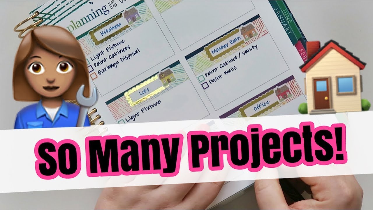 Home Improvement Tracker | #ECLifePlanner