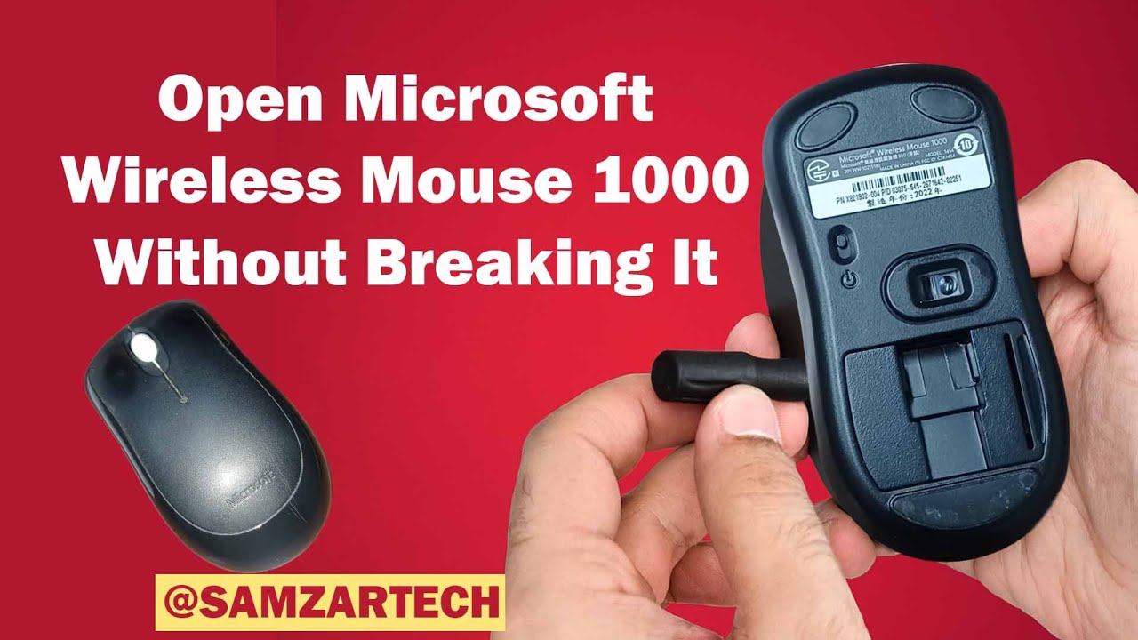 How to Open Microsoft Wireless Mouse 1000 – Step-by-Step Guide