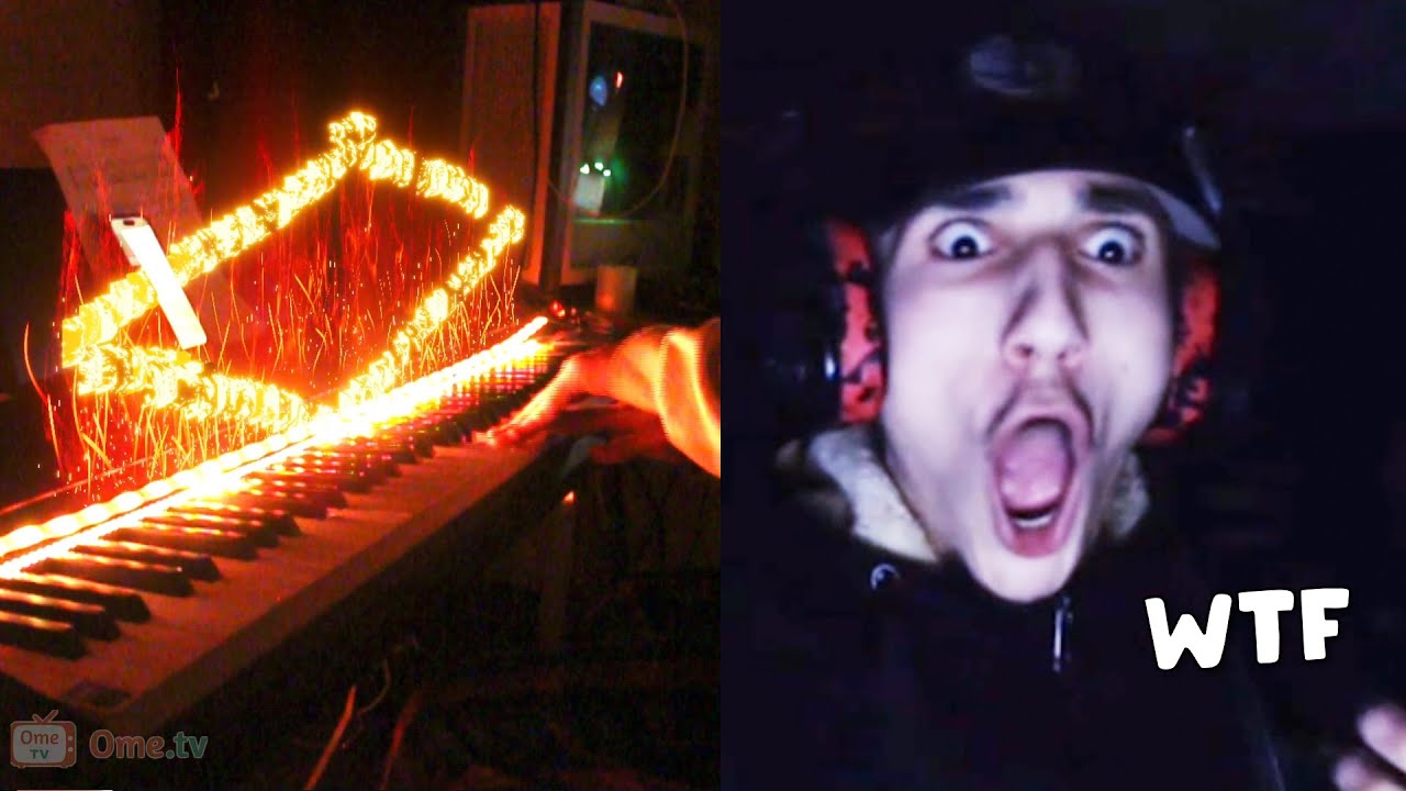 How to CONFUSE omegle users with a MAGIC piano...