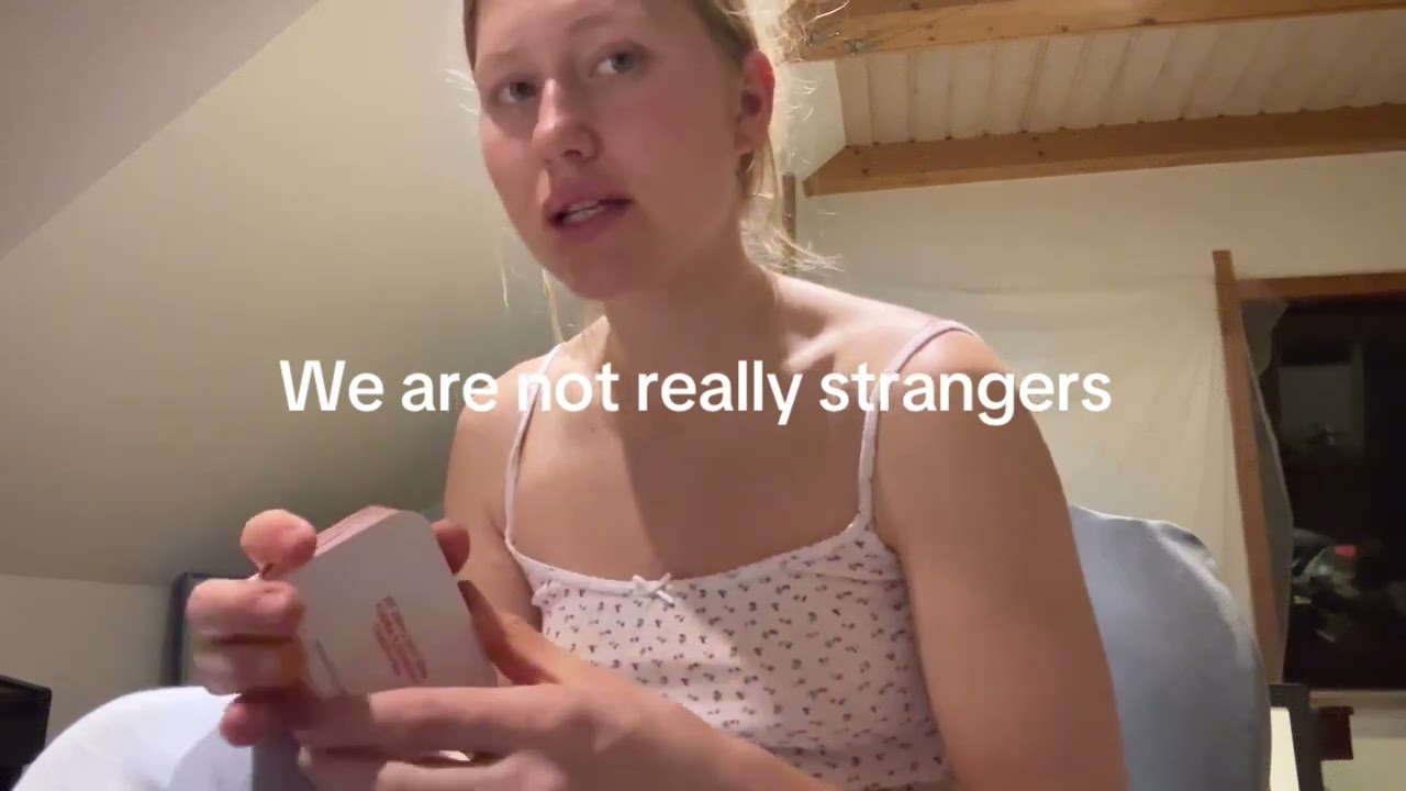 playing the card game we are not really strangers EP 11