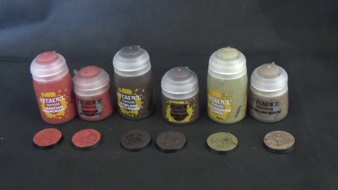 Warhammer 40K Painting & Modelling Review NEW CITADEL TEXTURE PAINTS