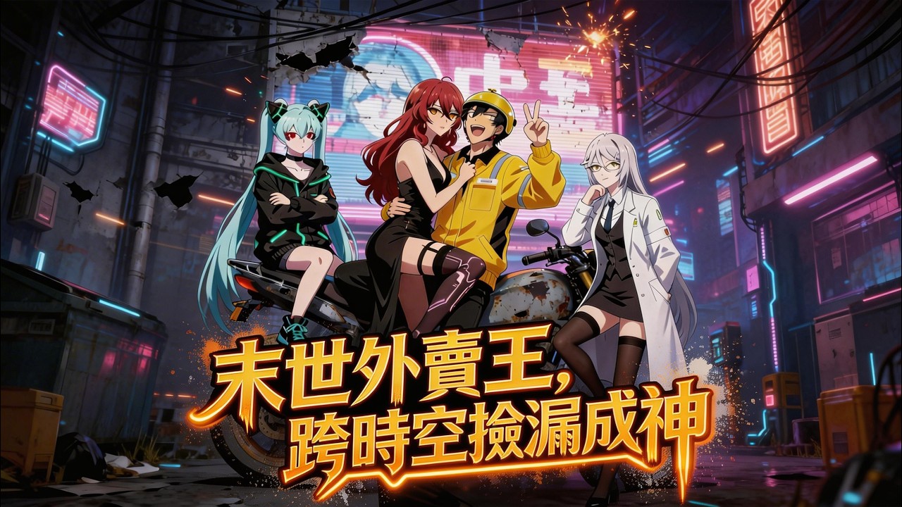 《末世外賣王跨時空撿漏成神》🔥【末世外賣王跨時空捡漏成神！外賣送遍末世，跨時空捡漏奪寶，從底層外賣員逆襲成萬世神尊！】🔥