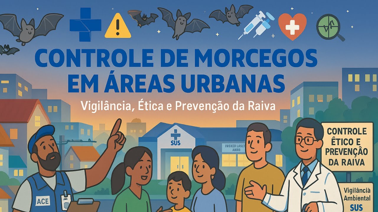 CONTROLE DE MORCEGOS EM ÁREAS URBANAS | Vigilância, Ética e Prevenção da Raiva