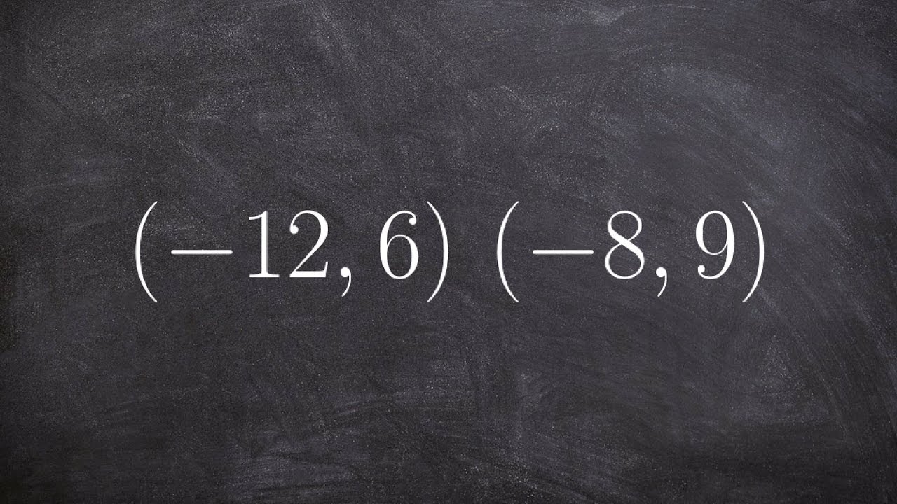 Writing the equation of a line given two points