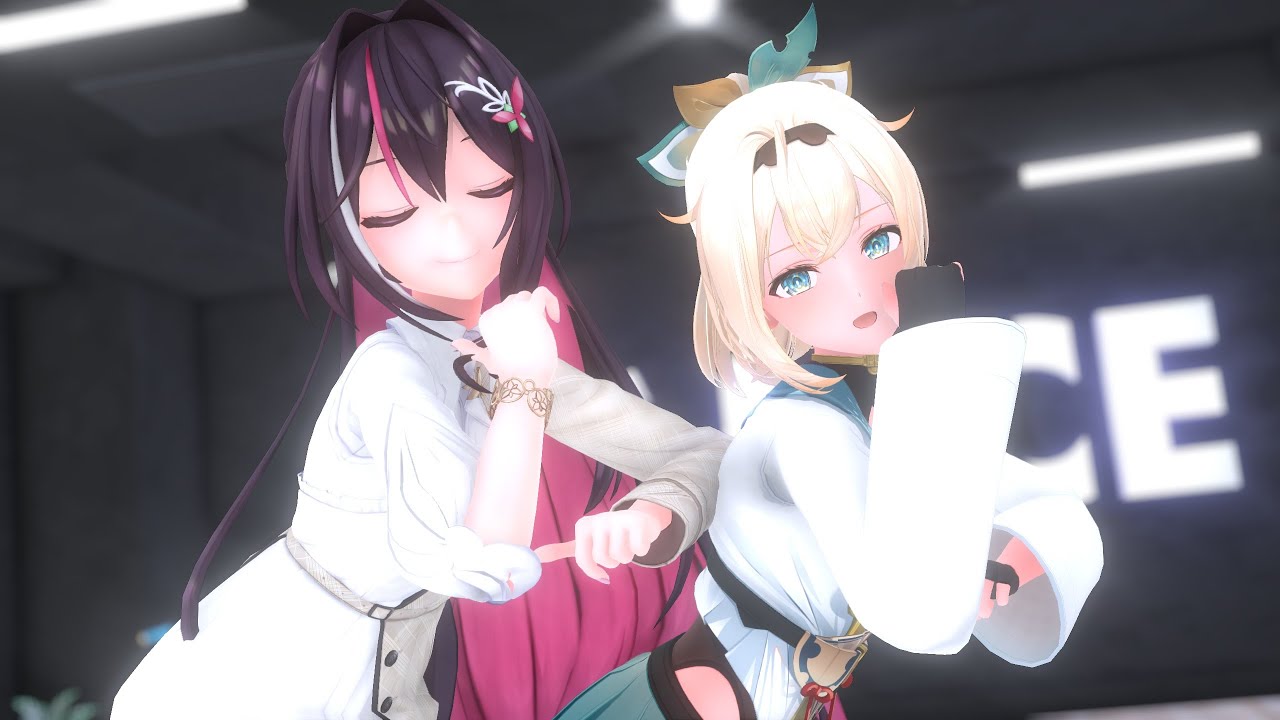 AZKi ft. Iroha  // 『V』【Hololive MMD】