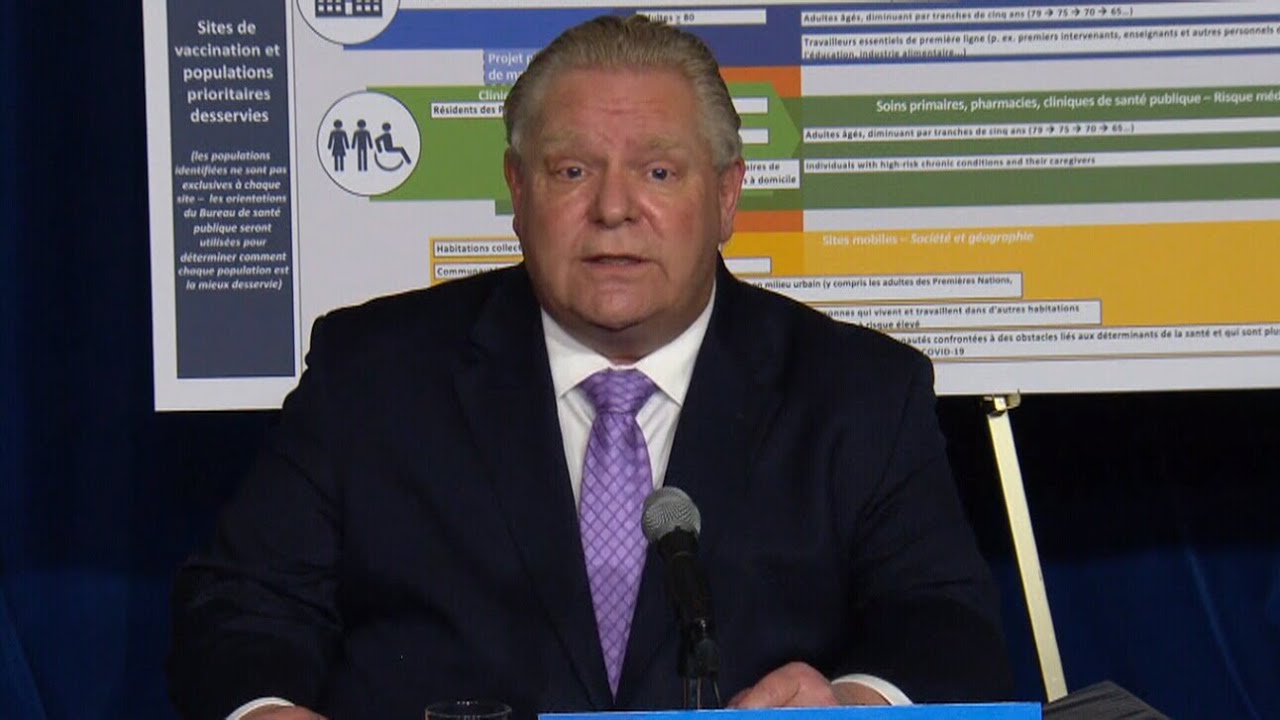 Watch Doug Ford's full statement | COVID-19 lockdowns extended in Toronto, other hotspots in Ontario