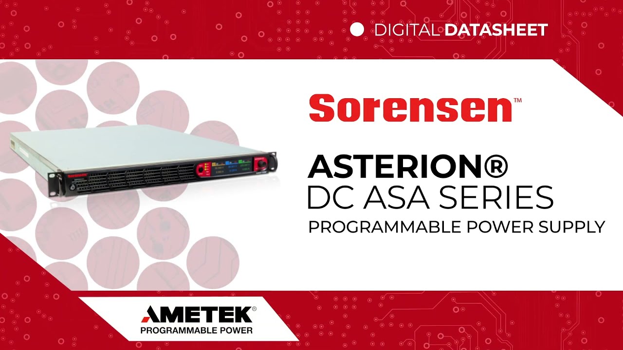 New Product Introduction Asterion DC ASA Series