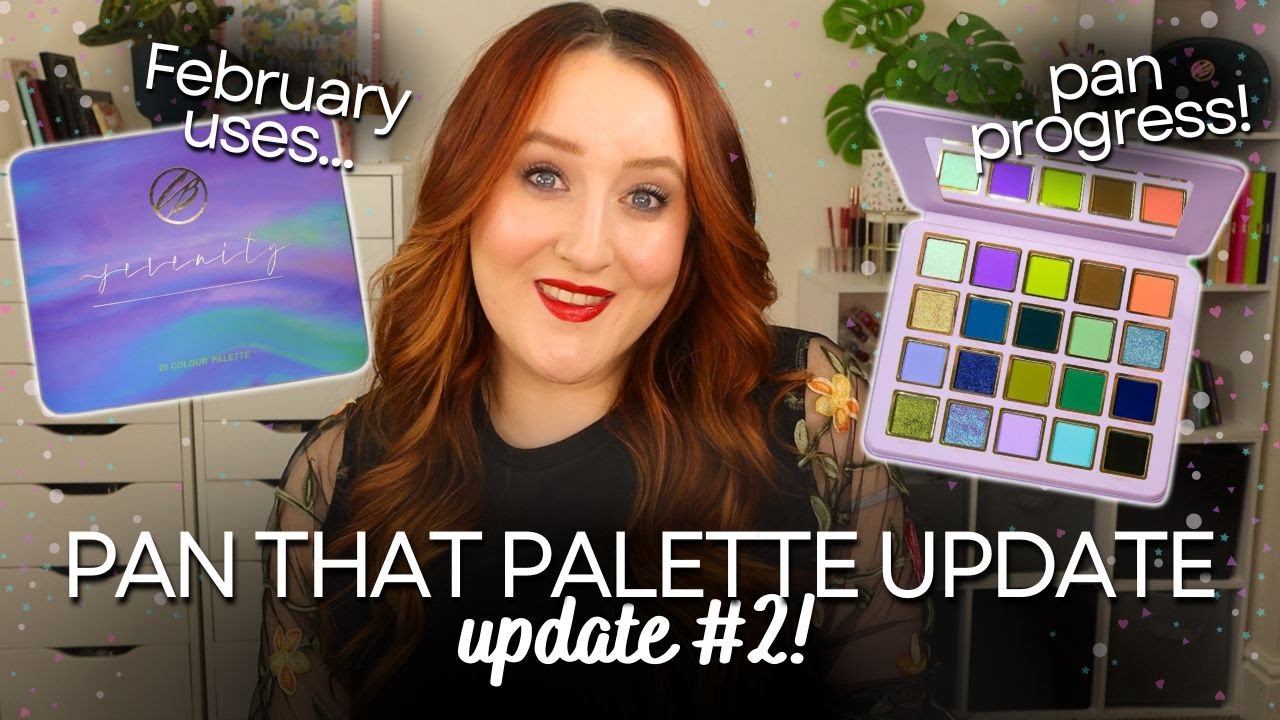 PAN THAT PALETTE UPDATE 2! Cosmic Beauty Serenity Eyeshadow Palette Project Panning 2025